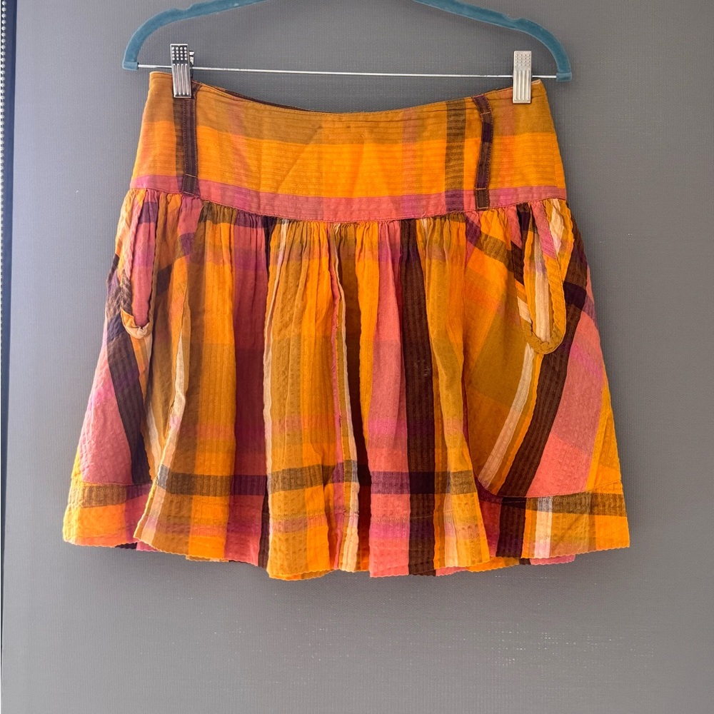 French Connection Multicolor Plaid Mini Skirt